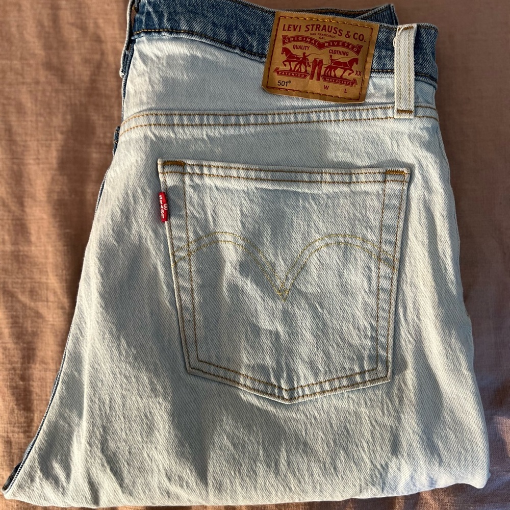 Levi's Denim with Gold Stitching